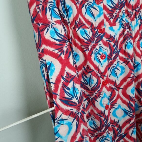 The Vermont Country Store Midi Dress Cottagecore Prairie Western Rodeo Ranch - Picture 4 of 12